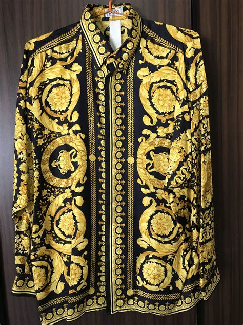 replica versace silk shirts womens|men's vintage versace silk shirts.